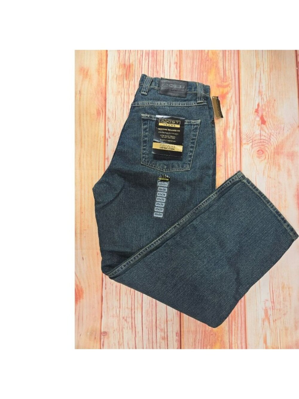 Axist Modern Premium Vintage Relaxed Fit Jeans 33x30 NWT